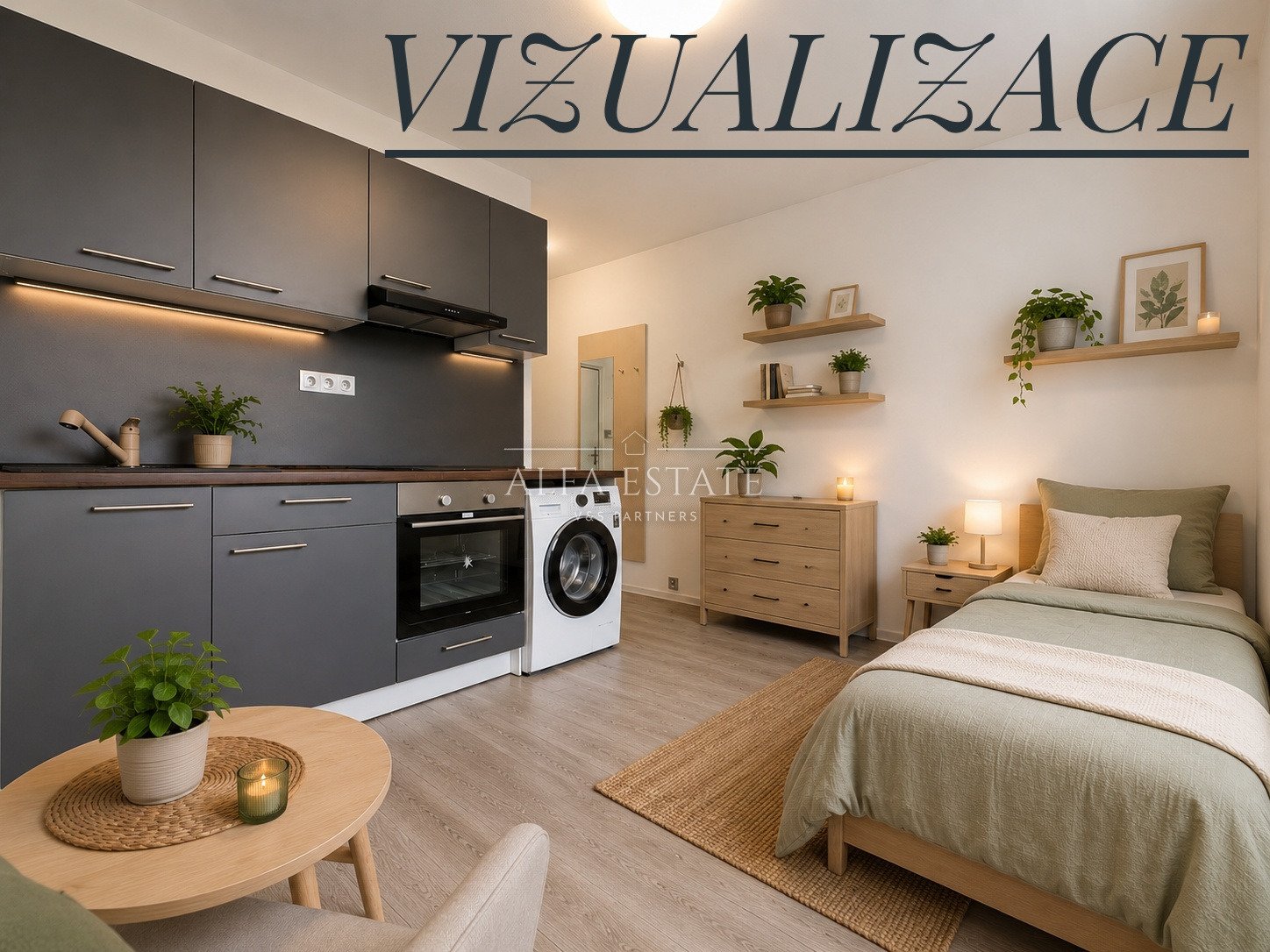 Pronájem garsoniéry, 20m2, Palackého, Chodov