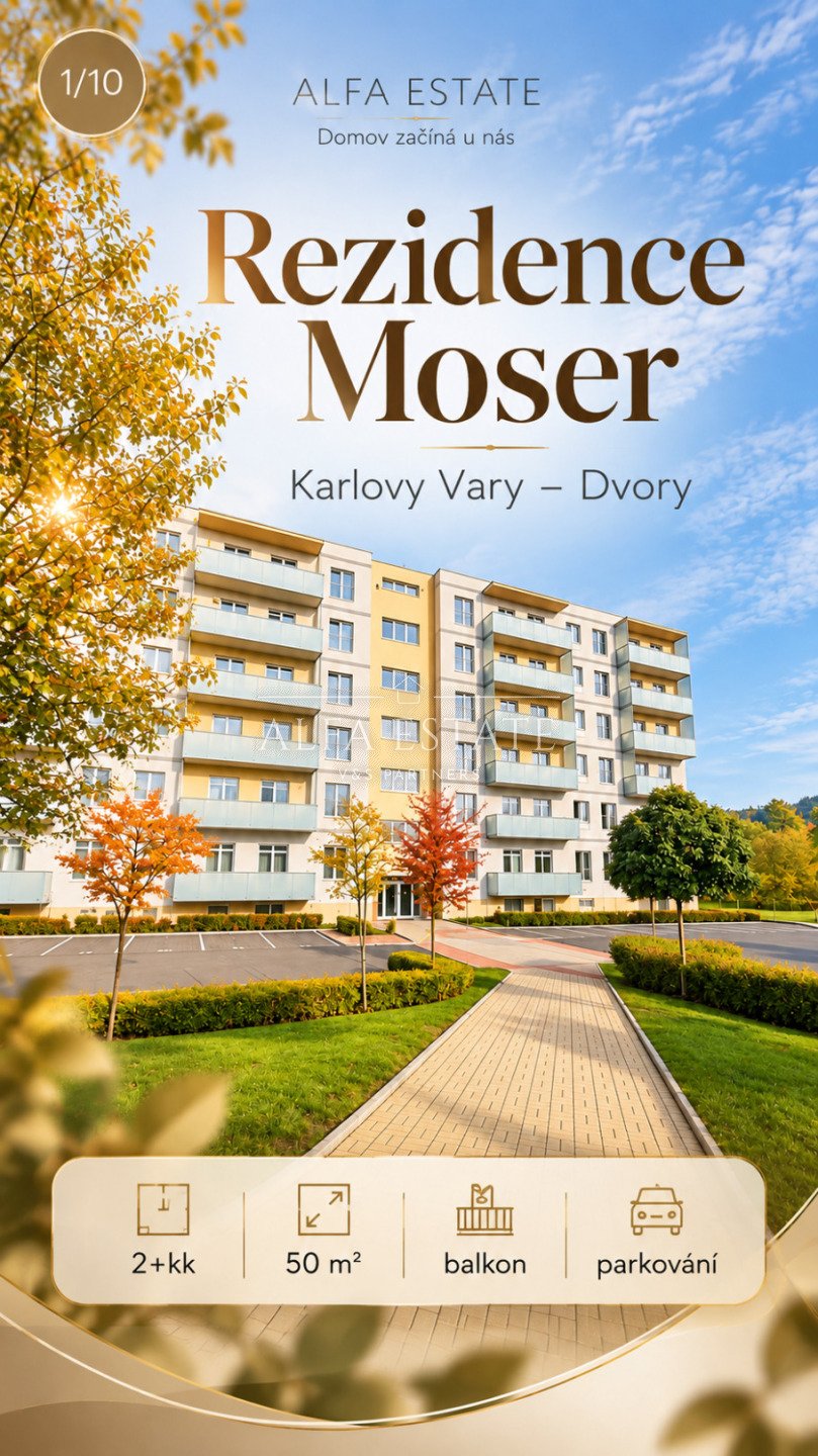 Nadstandartní byt 2kk, Chebská, Karlovy Vary